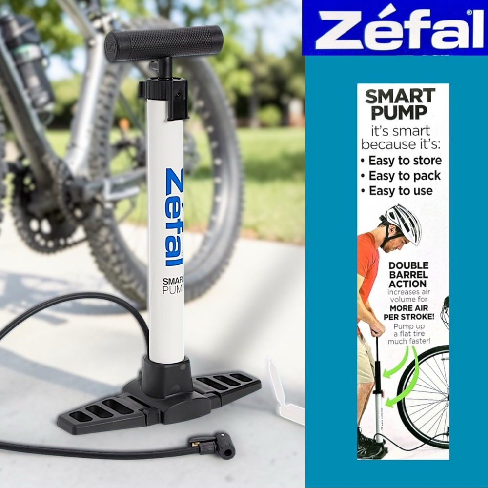 Zefal Smart Double Barrel Packable Bike Pump
